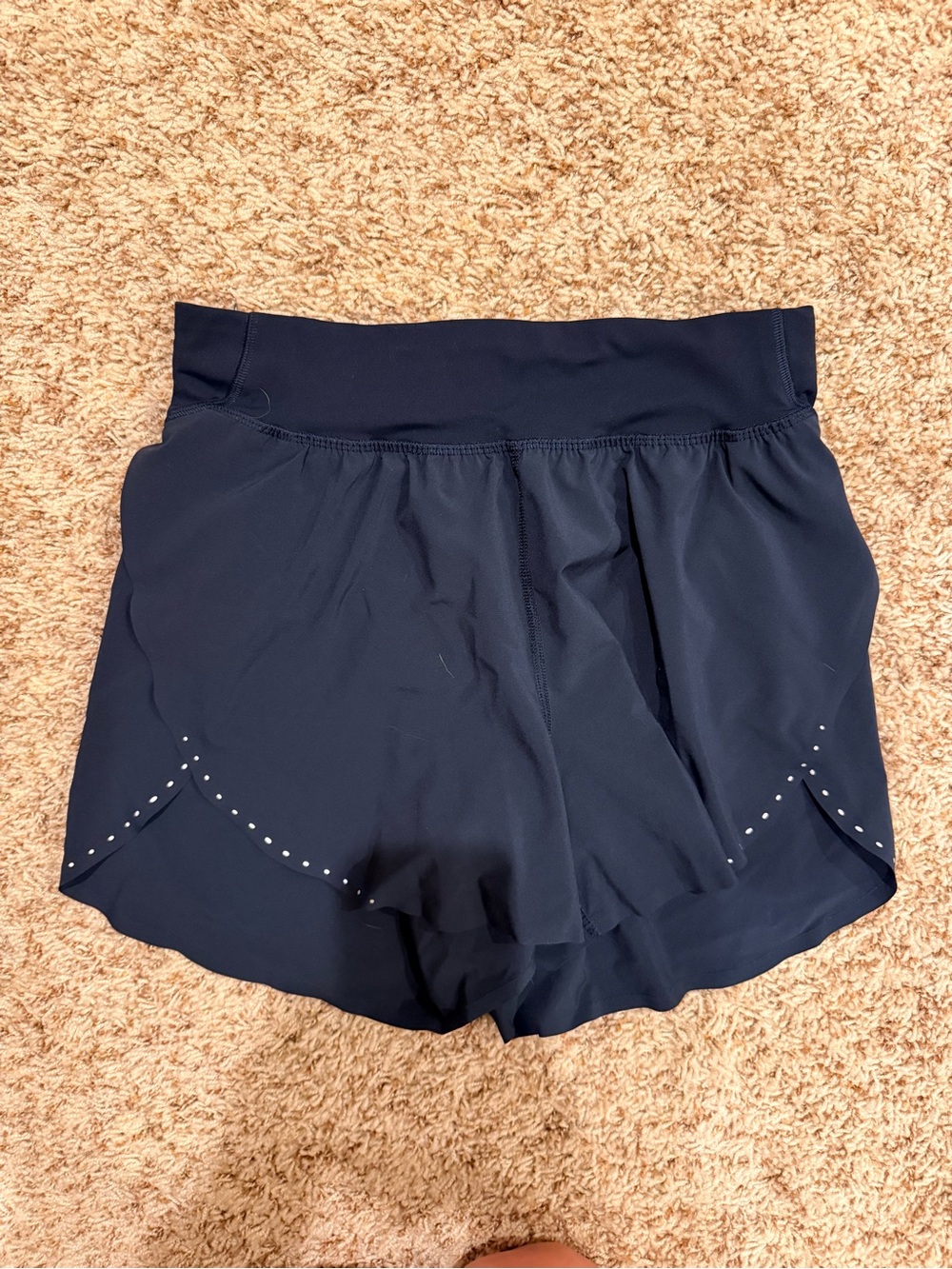 lululemon athletica Navy Fast and Free Shorts 3”